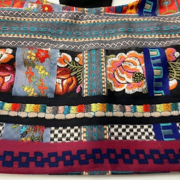 Johnny Was Active Beatrice Bee Active Reversible Sports Bra Multi Floral XS - Picture 3 of 7